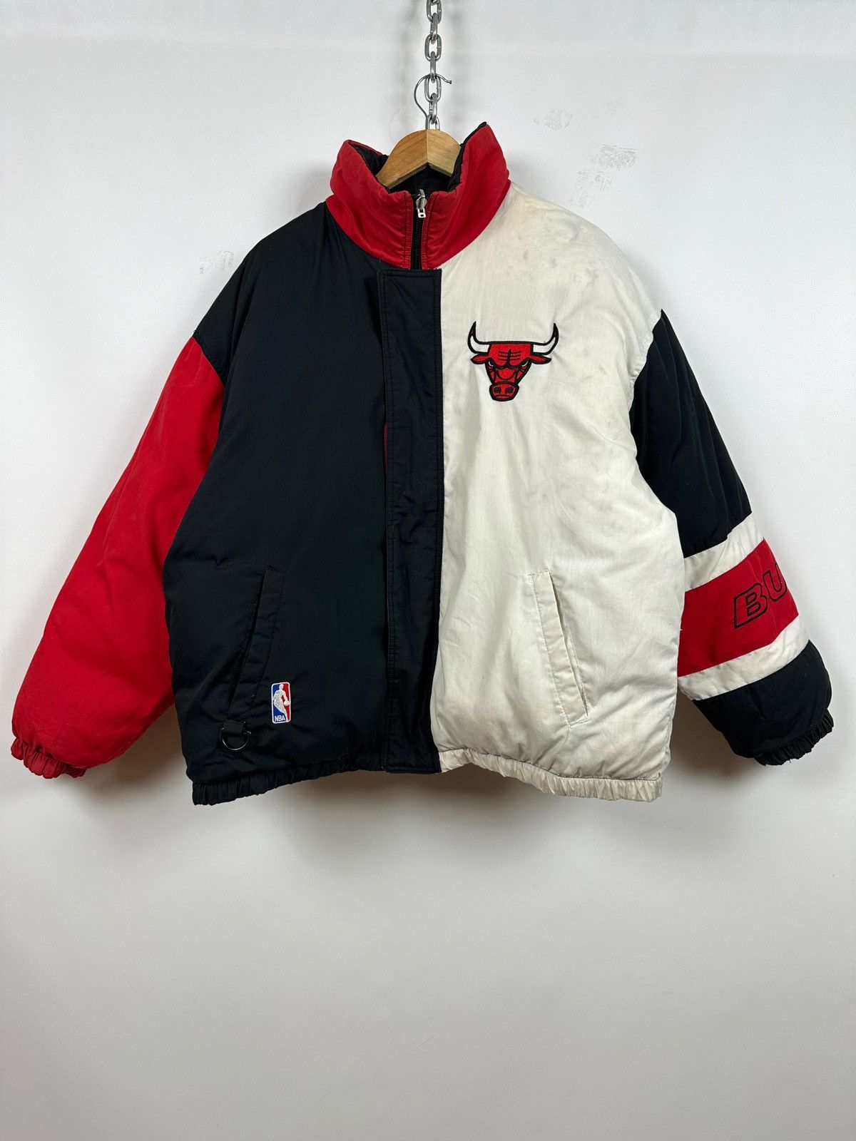 NBA Vintage Chicago Bulls Starter NBA Reversible Puffer Jacket Size US L / EU 52-54 / 3 - 8 Thumbnail