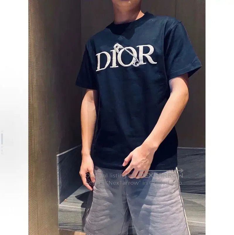 Dior Dior Black Cotton Men's T-shirt . Size US L / EU 52-54 / 3 - 9 Thumbnail
