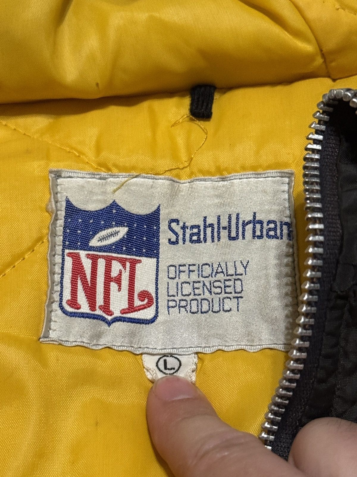 Vintage Vintage 60s 70s Pittsburghs Steelers True Vintage Jacket Size US XL / EU 56 / 4 - 3 Thumbnail