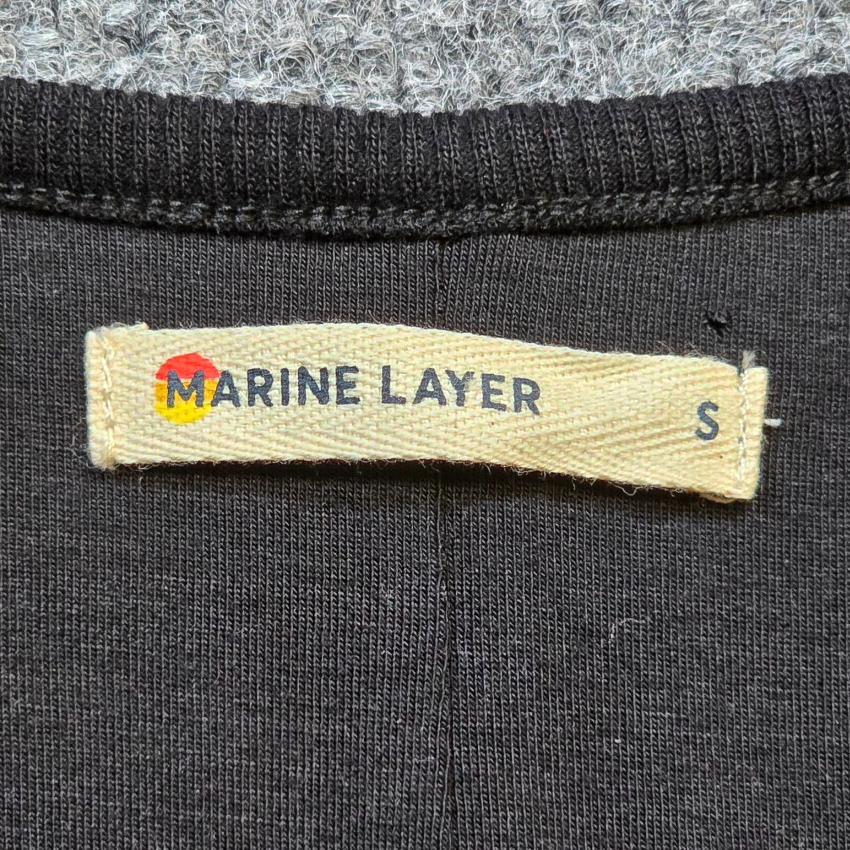 Marine Layer Marine Layer Dress Women Size Small Black Midi Ribbed Lined Short Sleeve Capsule Size 28" / US 6 / IT 42 - 5 Thumbnail