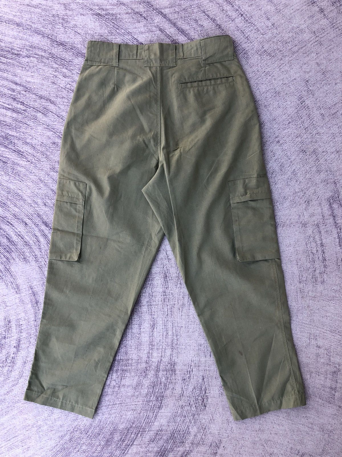 Japanese Brand Japanese Green Cargo Pants Multipocket Tactical Utility Size US 27 - 12 Thumbnail