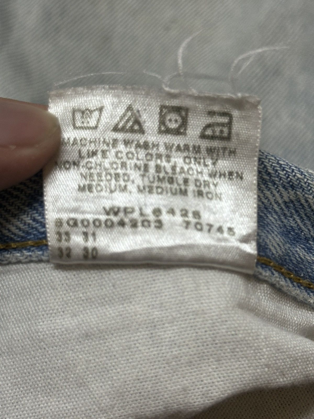 Lee Lee Distressed Jeans With Baggy Loose Style With Faded Wash Size US 30 / EU 46 - 13 Thumbnail