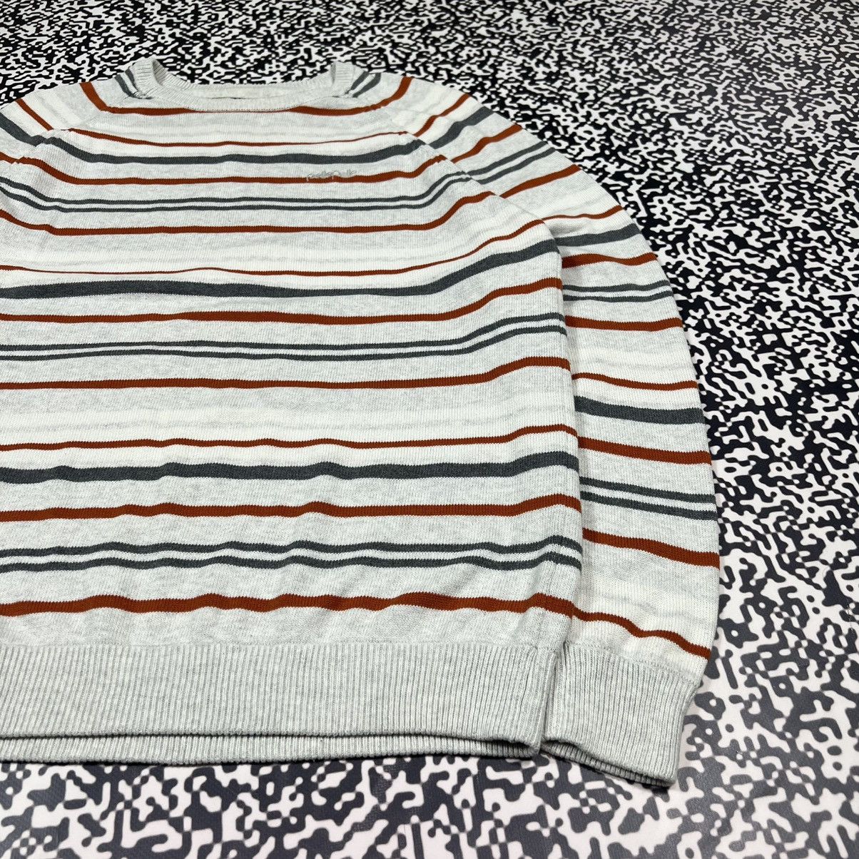 Pelle Pelle Vintage Y2K Pelle Pelle Striped Boxy Sweater Rap 90s Style Size US XXL / EU 58 / 5 - 9 Thumbnail
