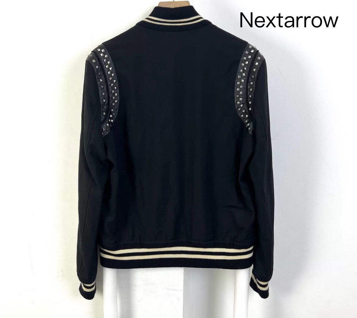 Saint Laurent Paris × Yves Saint Laurent Saint Laurentslp rivet baseball jacket 2412-Nextarrow Size US S / EU 44-46 / 1 - 2 Thumbnail