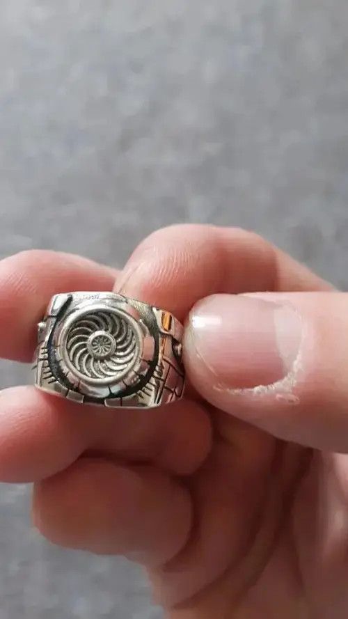 Other Resizeable Metal Mechanics Gear Rings Size ONE SIZE - 5 Thumbnail