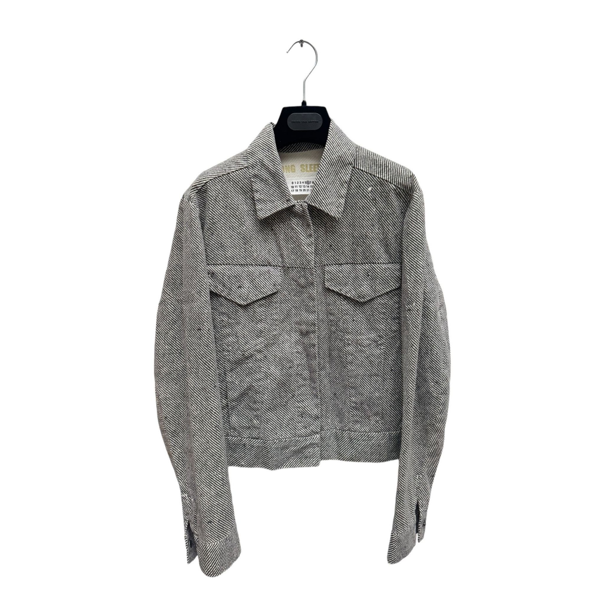 Maison Margiela SS 2004 Vintage Grey Cotton Jacket Size M / US 6-8 / IT 42-44 - 1 Thumbnail