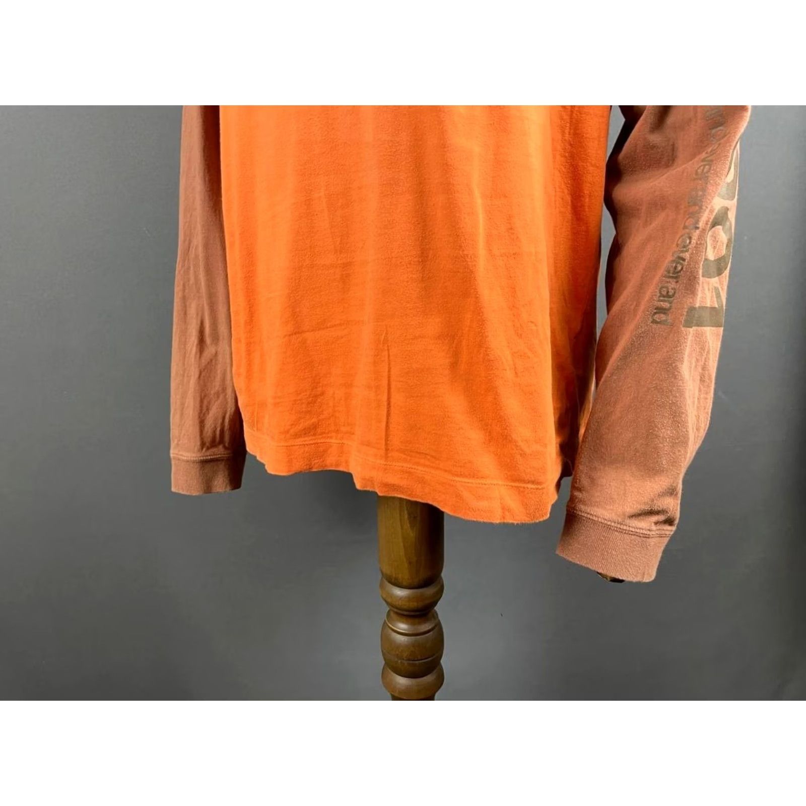 Diesel Diesel T-Shirt Size 2XL Orange Mens Russet Cotton Long Sleeve Pieced Pullover Size US XXL / EU 58 / 5 - 4 Thumbnail