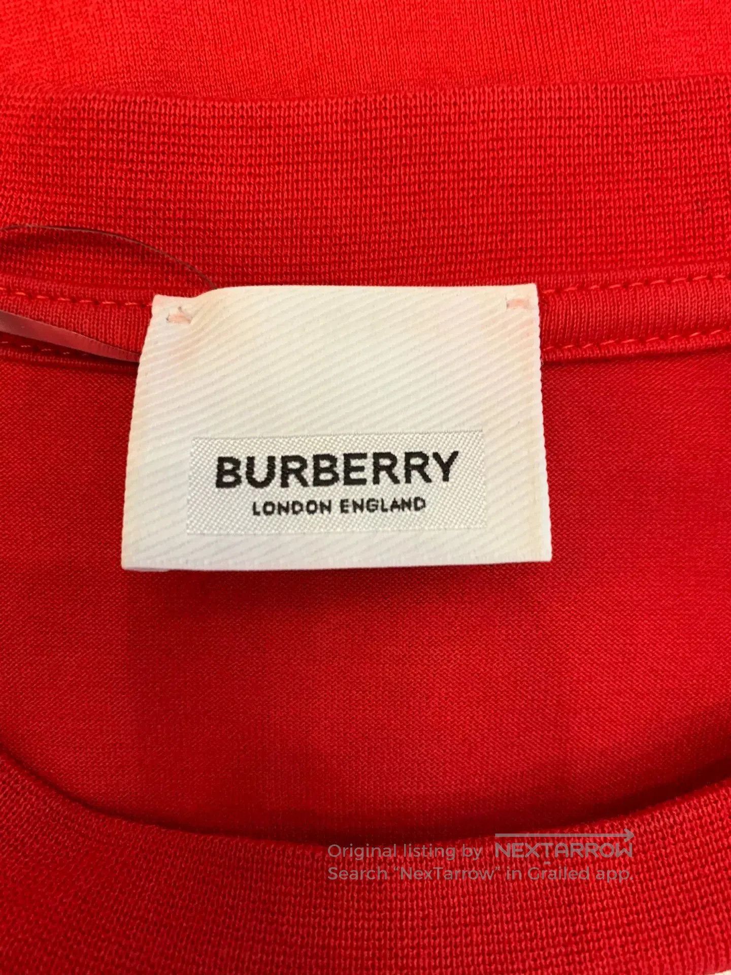 Burberry Burberry Red Deer Print Round Neck Tee. Size US M / EU 48-50 / 2 - 5 Thumbnail