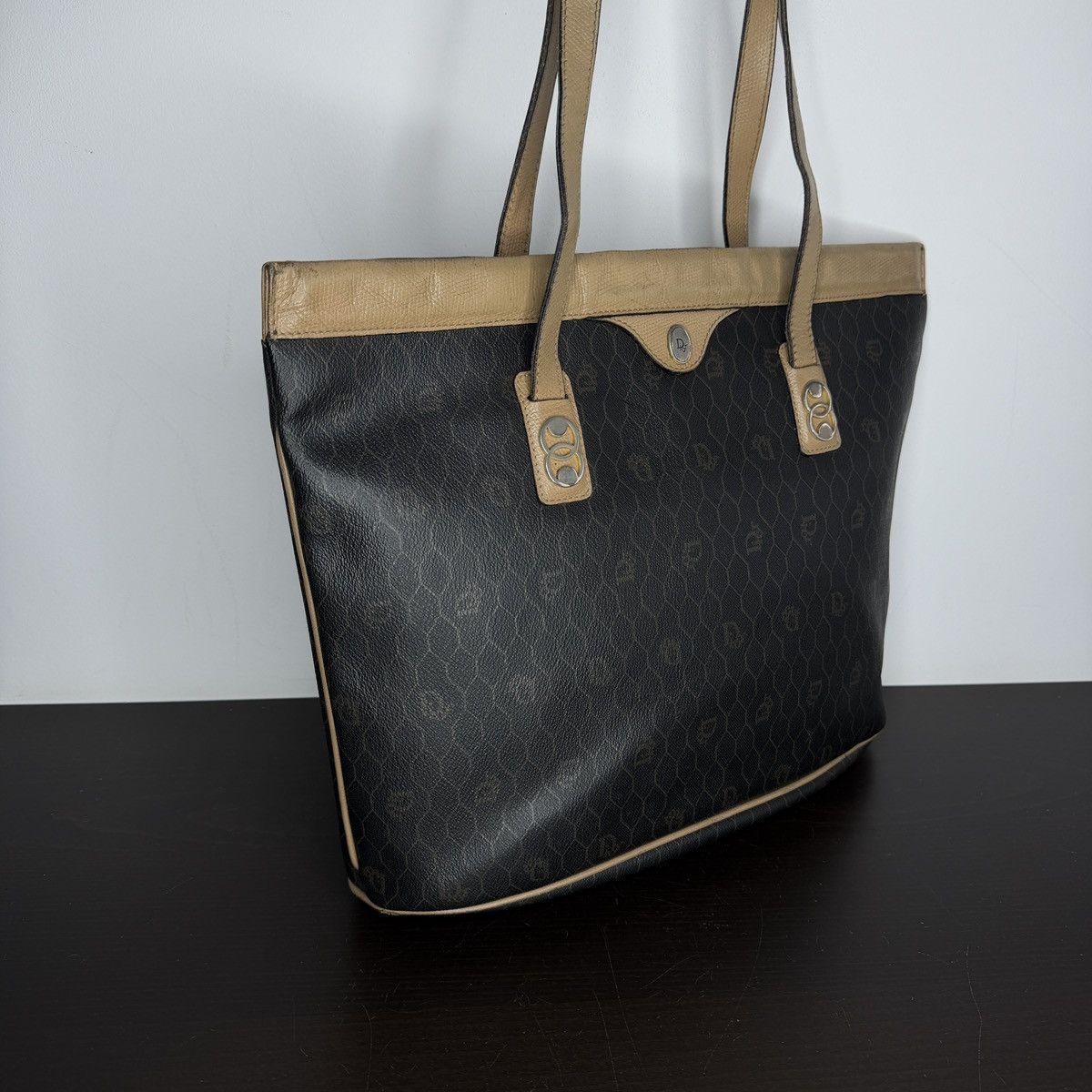 Dior Vintage Christian Dior Leather Shoulder Tote Bag Size ONE SIZE - 2 Thumbnail