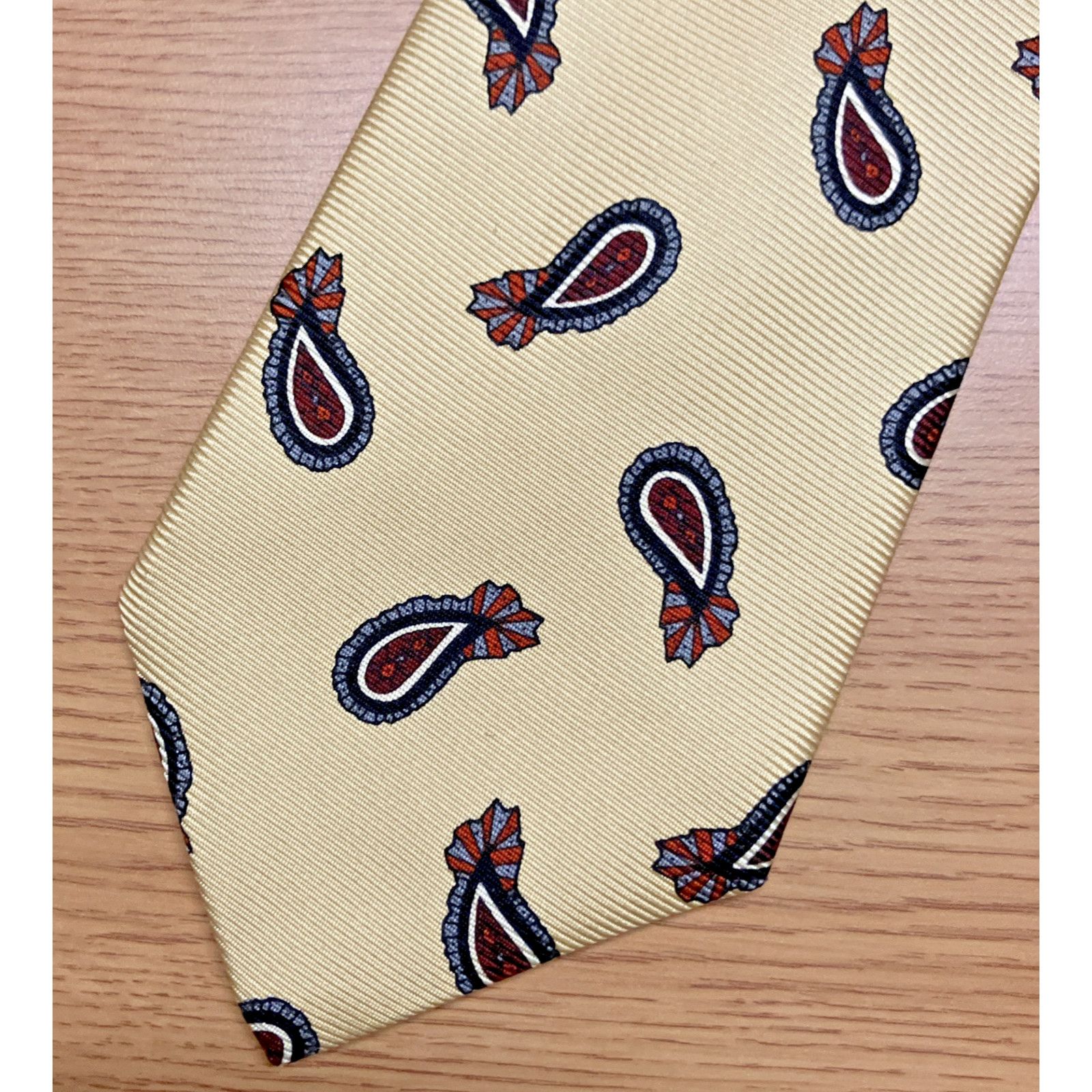 Robert Talbott Robert Talbot Pasiley Wedding Dance Prom Necktie Repp Silk Size ONE SIZE - 11 Thumbnail