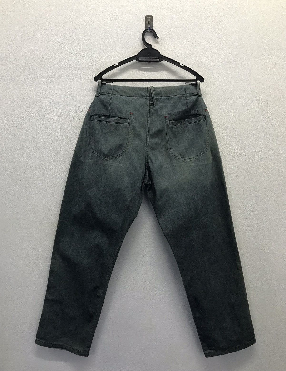 Japanese Brand × Vintage Vintage Hectic Mad Made In Japan Denim Pants Size US 36 / EU 52 - 2 Thumbnail