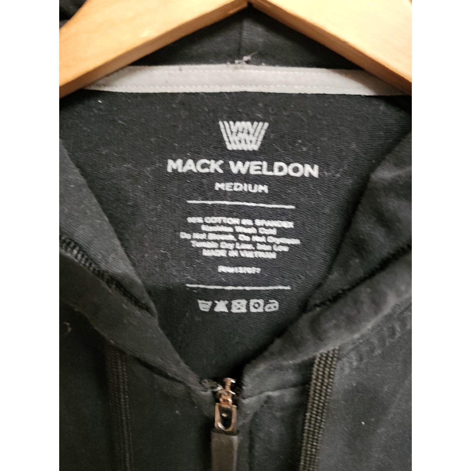 Vintage Mack Weldon Mens Full Zip Hoodie Jacket Sweatshirt Zipper Pockets Regular Fit Shirt Size US M / EU 48-50 / 2 - 3 Thumbnail