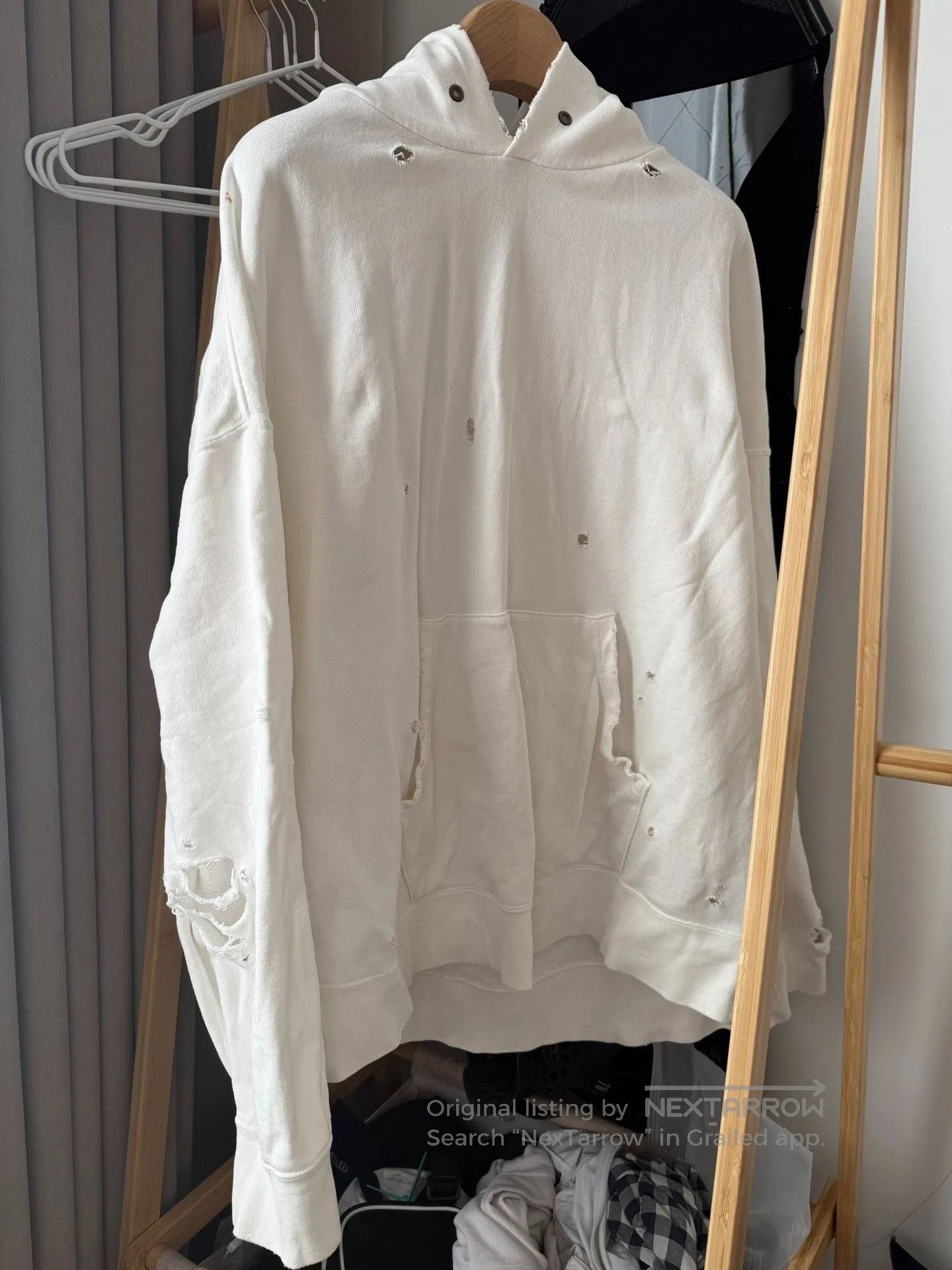 Visvim VISVIM 21SS AMPLUS CRASH Distressed Hoodie. Size US M / EU 48-50 / 2 - 1 Thumbnail