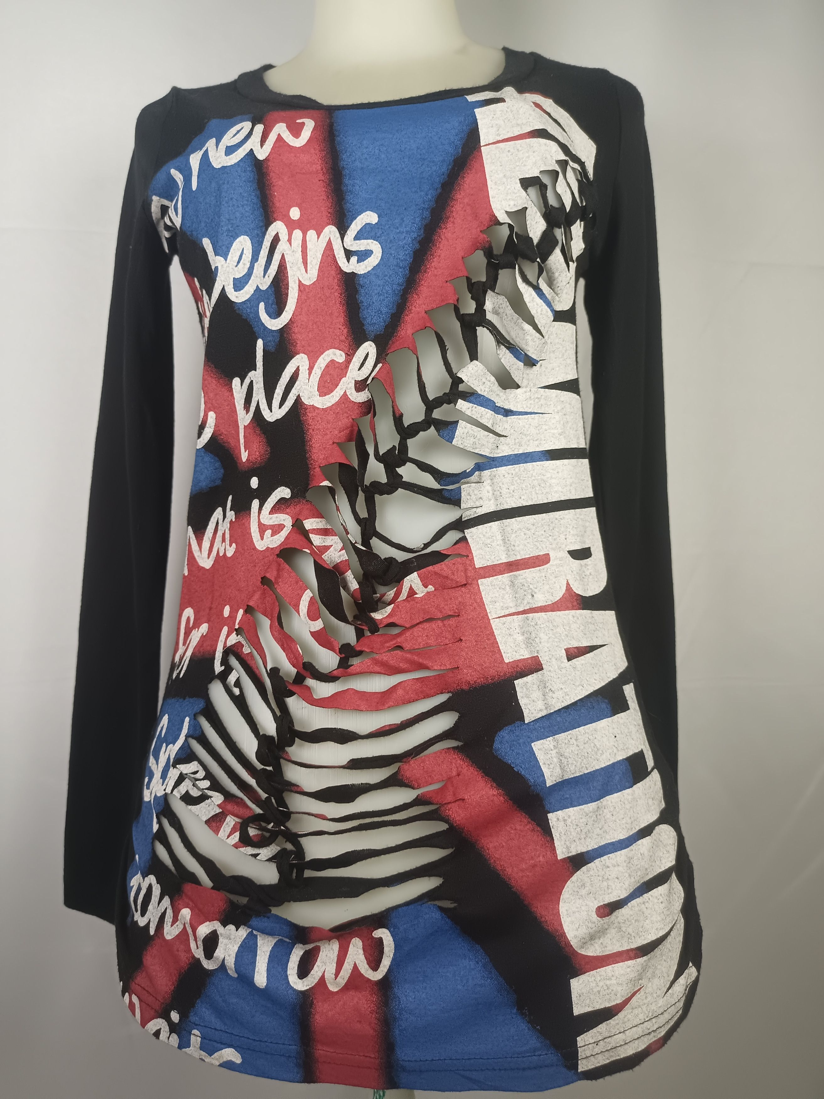 Japanese Brand Knick Knack Distressed Grunge Punk long Sleeve Tshirt Size US M / EU 48-50 / 2 - 2 Thumbnail