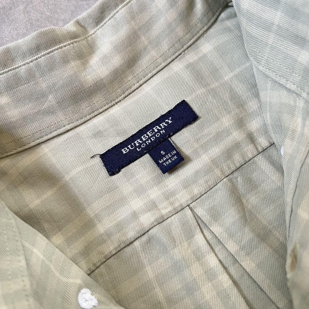 Burberry Vintage Burberry Nova check Sage Green Longsleeve Shirt Size US M / EU 48-50 / 2 - 4 Thumbnail