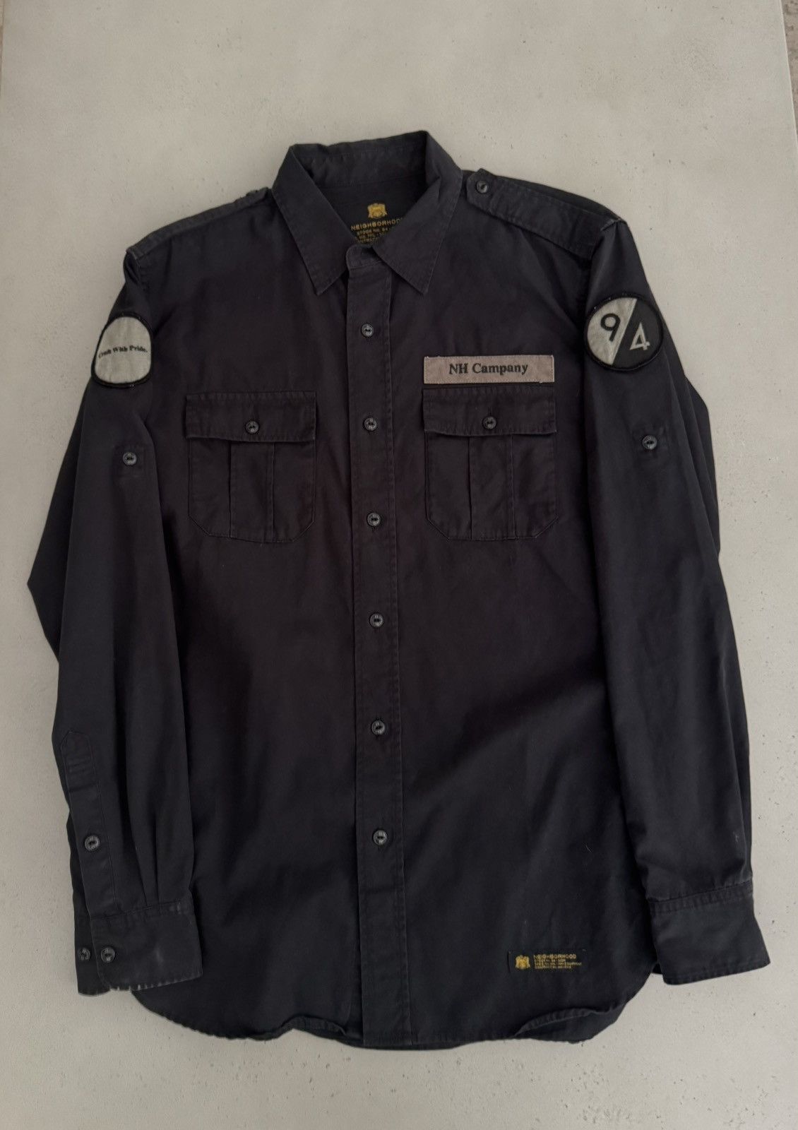 Neighborhood Neighborhood Officer Shirt - SZ 4 Size US XL / EU 56 / 4 - 1 Thumbnail