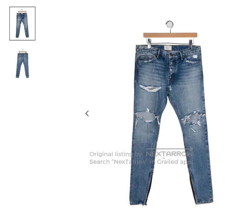 Fear of God Fear of God Blue cow Size US 32 / EU 48 - 3 Thumbnail