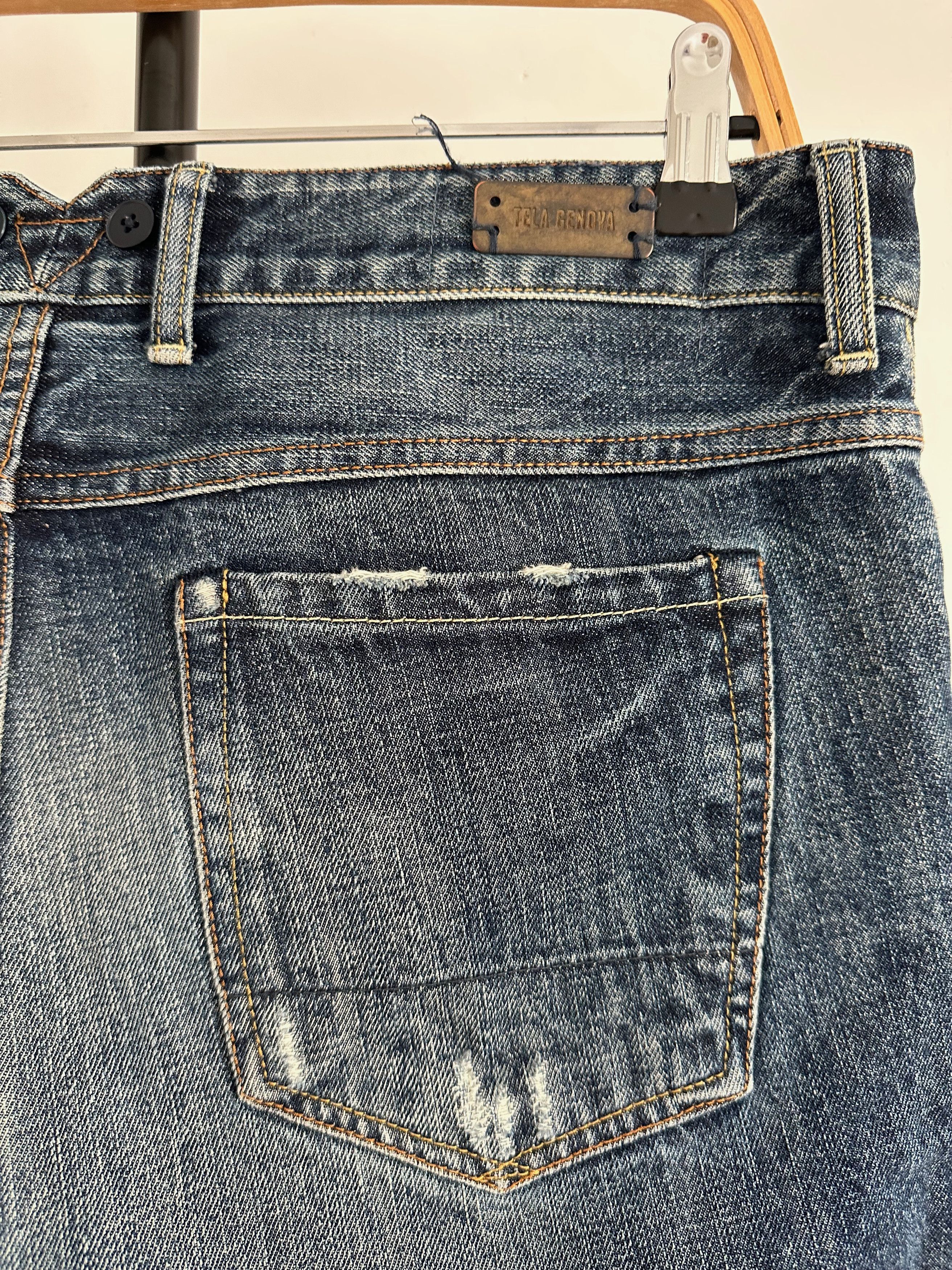Other TELA GENOVA Selvedge Washed denim pants jeans Size US 35 - 11 Thumbnail