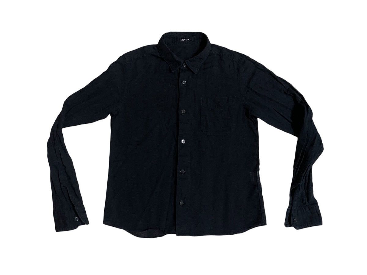 Issey Miyake Zucca Long Sleeve Button Up Black Size M / US 6-8 / IT 42-44 - 15 Thumbnail