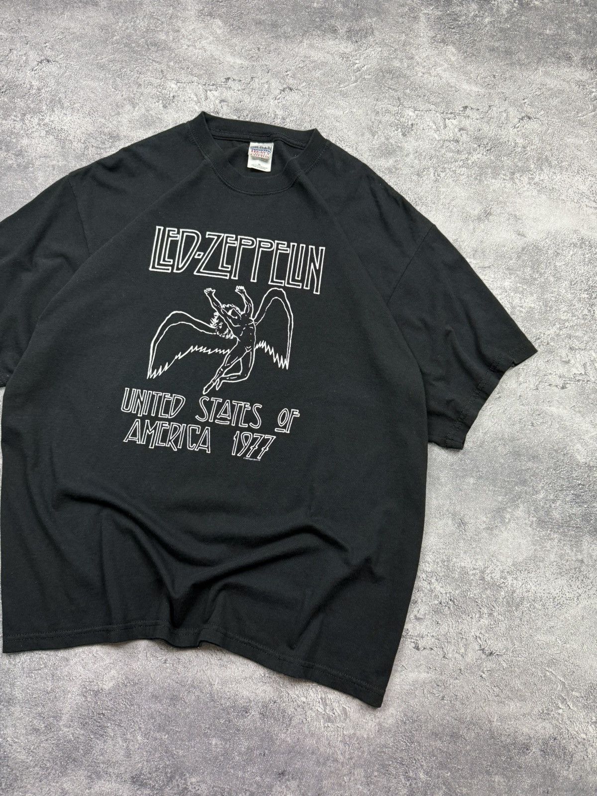 Led Zeppelin Vintage Led Zeppelin United States Of America 1977 T-Shirt Size US XL / EU 56 / 4 - 4 Thumbnail