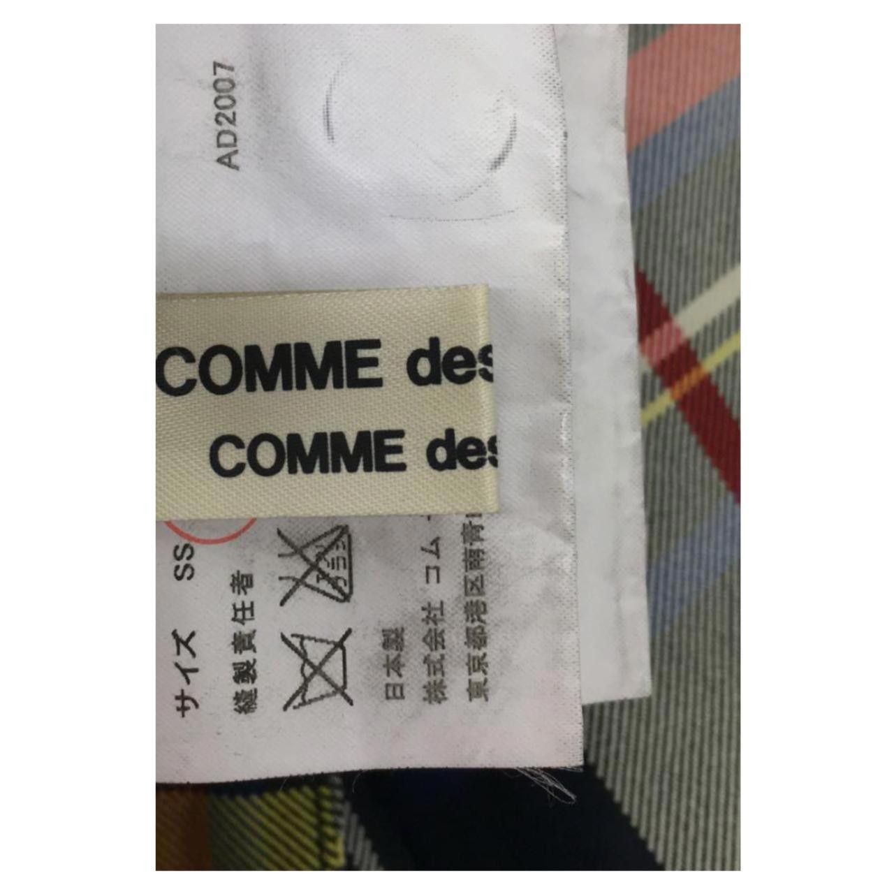 Comme des Garcons Comme Des Garcons Flare Checkered Pleat Midi Skort Size 28" / US 6 / IT 42 - 4 Thumbnail