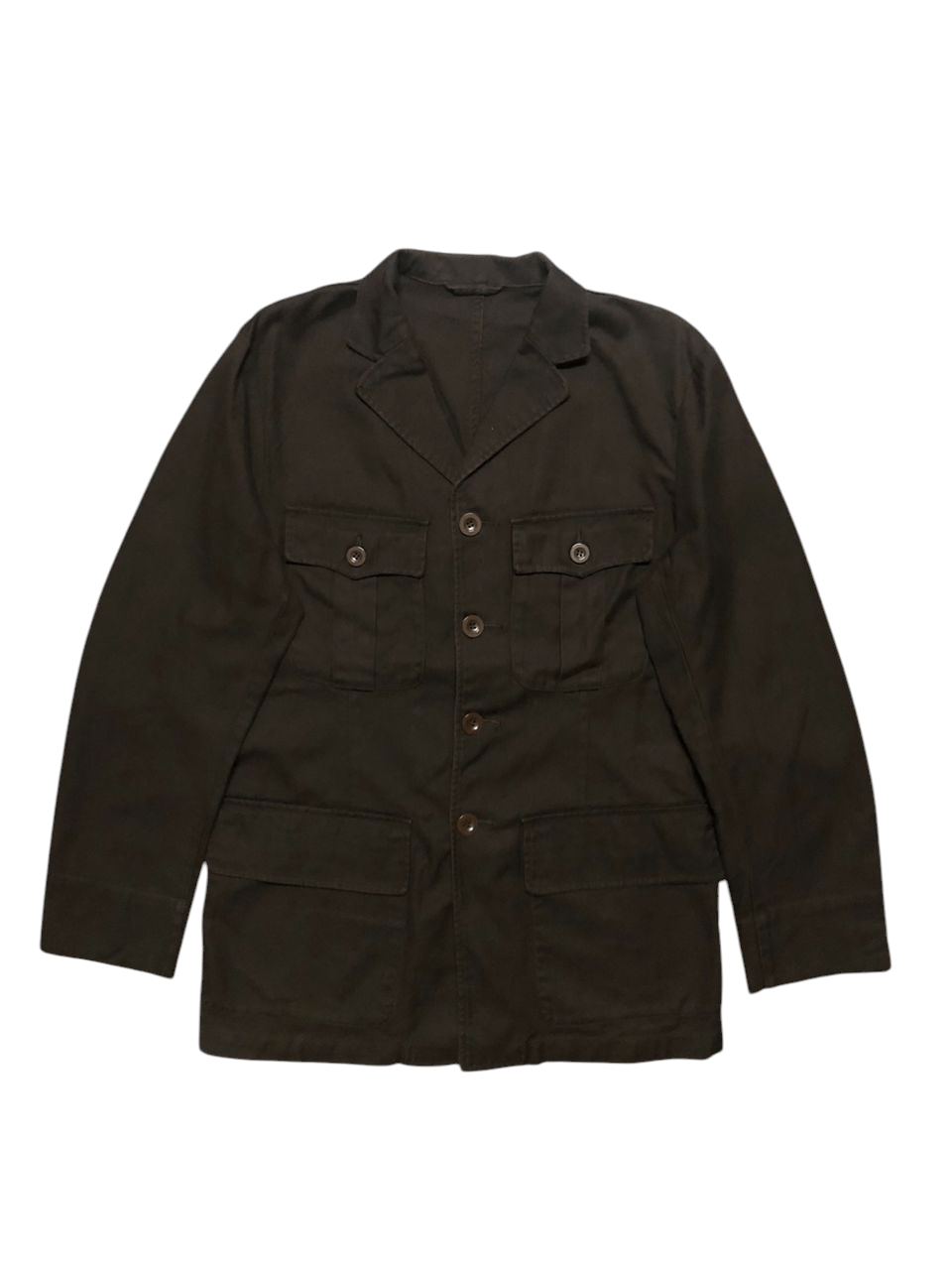 Japanese Brand Japanese Brand On Board Denim Work Jacket Brown Size US M / EU 48-50 / 2 - 1 Thumbnail