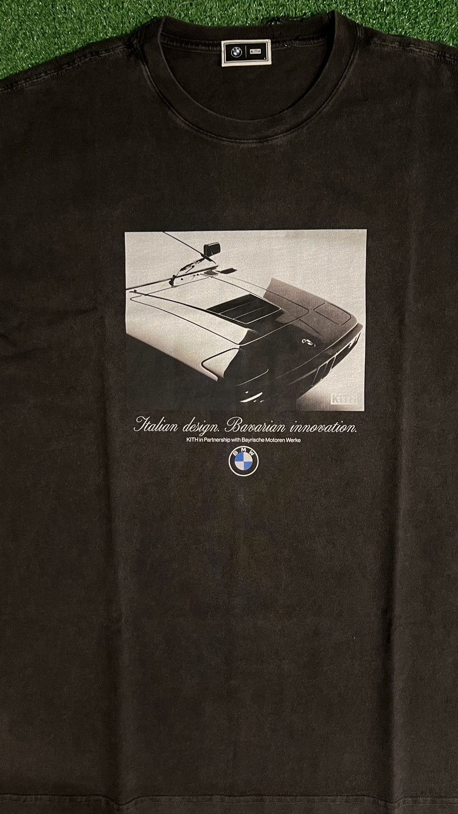 BMW × Kith Kith for BMW M3 Portrait Vintage Tee in “White” T