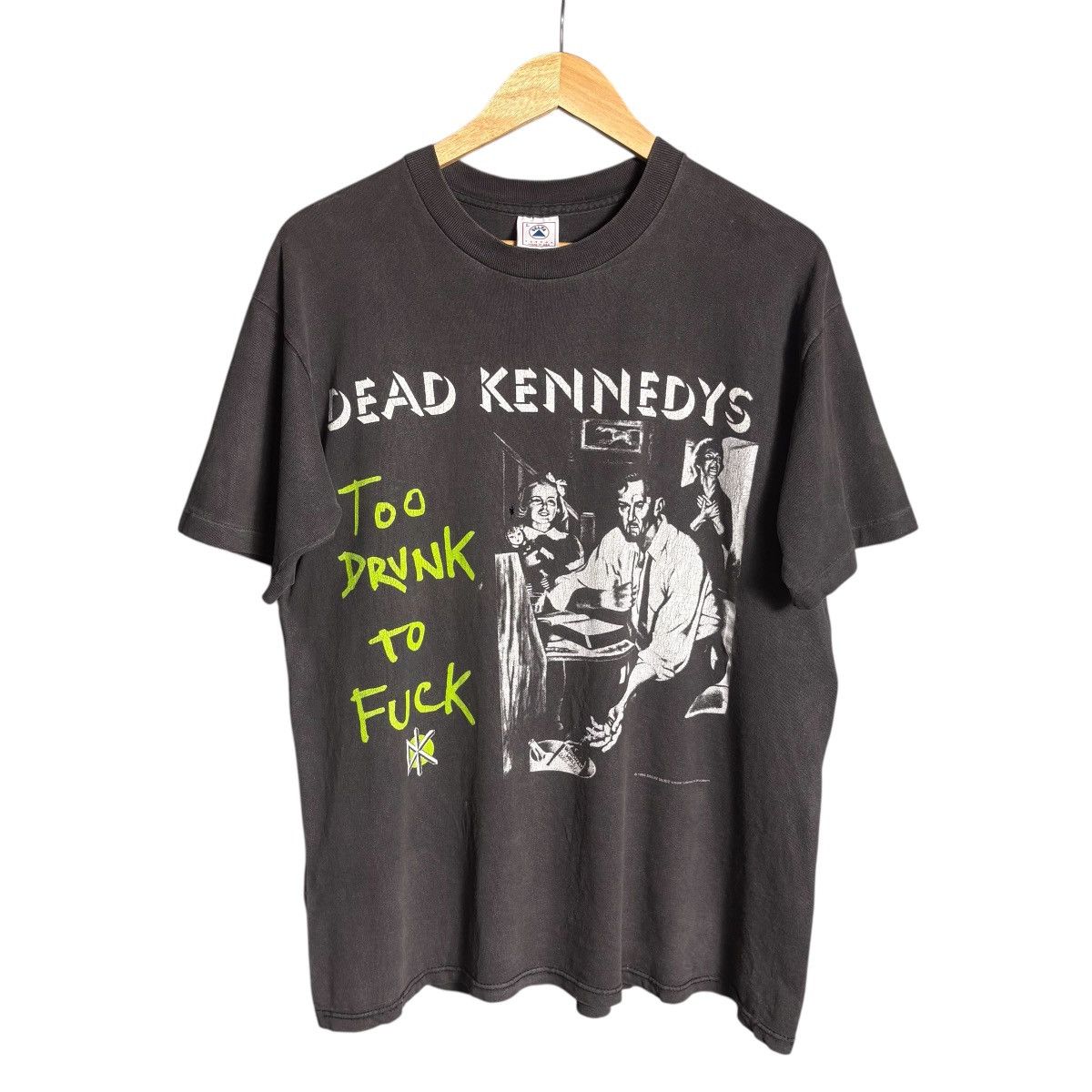 Band Tees Vintage 90s Dead Kennedys Too Drunk Too Fuck Punk Band Tee Size US L / EU 52-54 / 3 - 1 Thumbnail