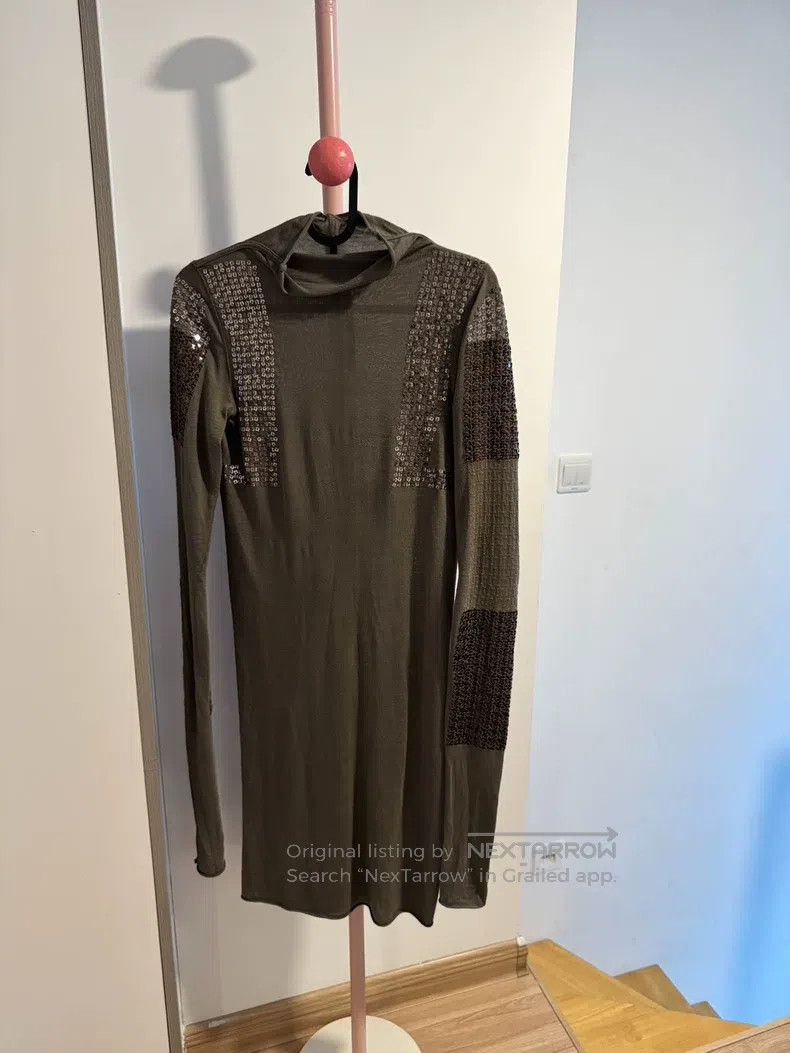Rick Owens Rick Owens Sequined draped high neck and tight long sleeve Size XS / US 0-2 / IT 36-38 - 1 Thumbnail