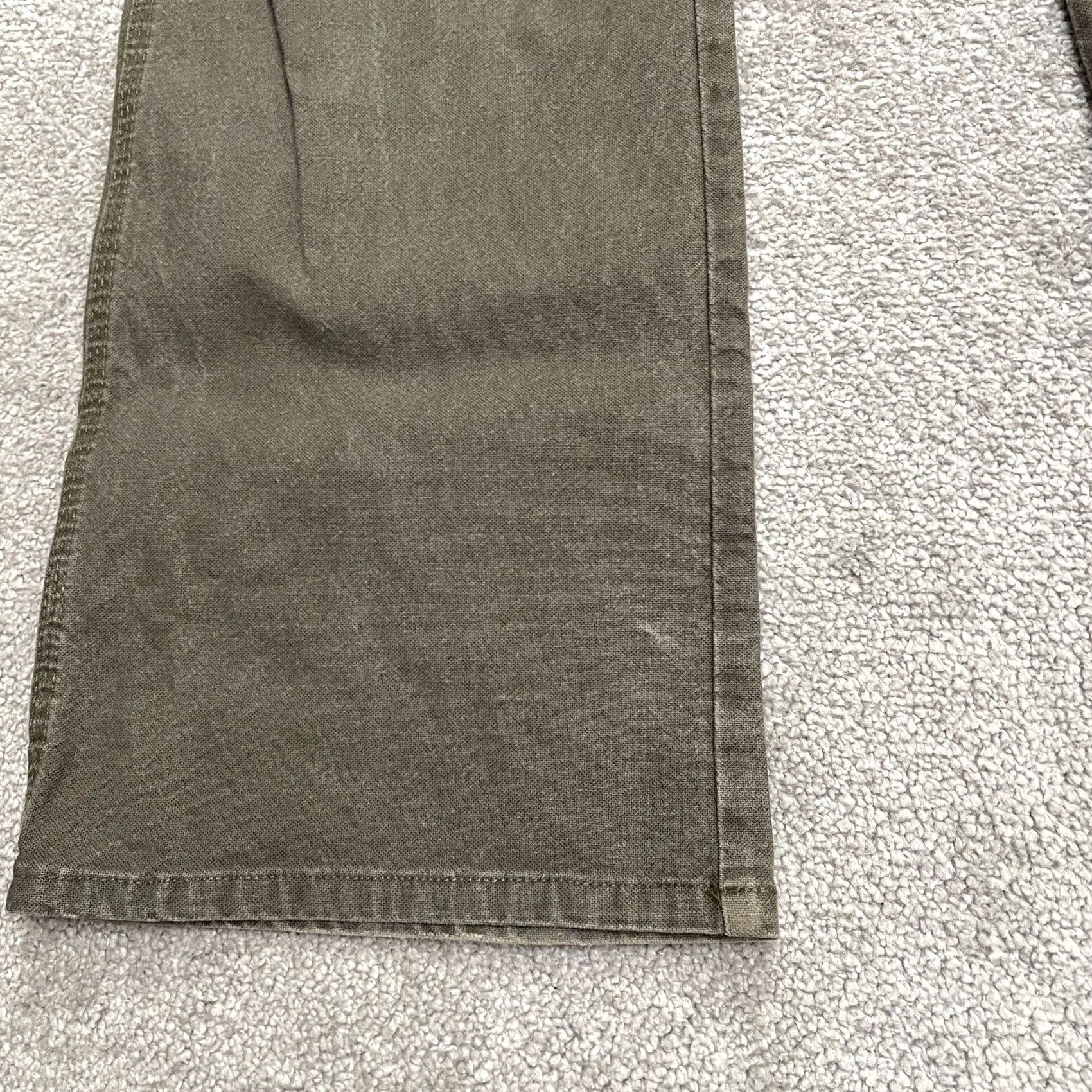 Dickies Dickies Pants Mens 40x32 Green Carpenter Straight Leg Tool Loop Outdoor Workwear Size US 40 / EU 56 - 6 Thumbnail