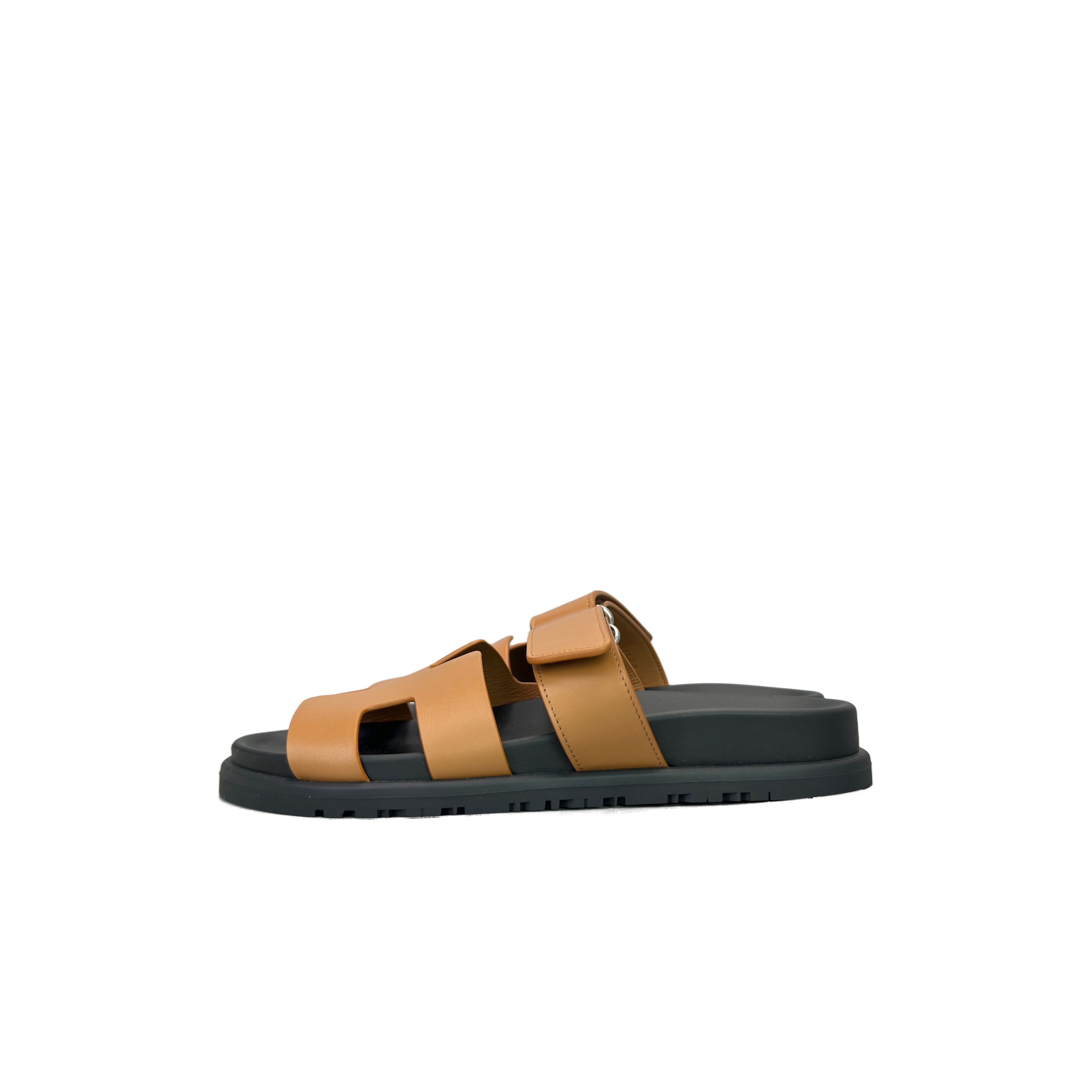 Hermes Hermès Chypre Leather Sandals Size 35 Size US 5 / IT 35 - 1 Thumbnail