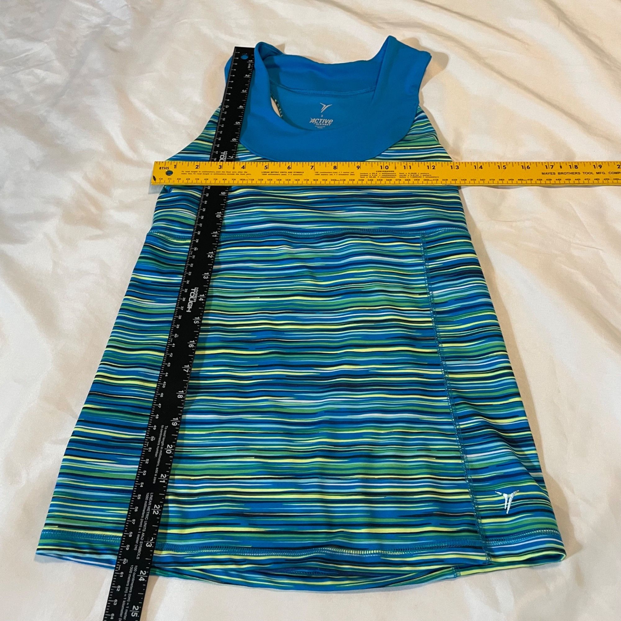 Old Navy Old Navy Active S Blue Striped Racerback Athletic Tank For W Size S / US 4 / IT 40 - 6 Thumbnail