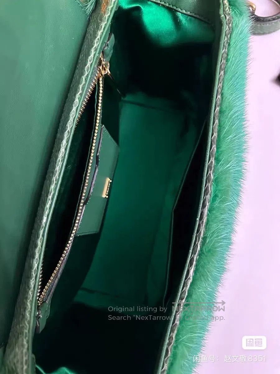 Dolce & Gabbana Dolce & Gabbana Snake Mink Handbag. Size ONE SIZE - 3 Thumbnail