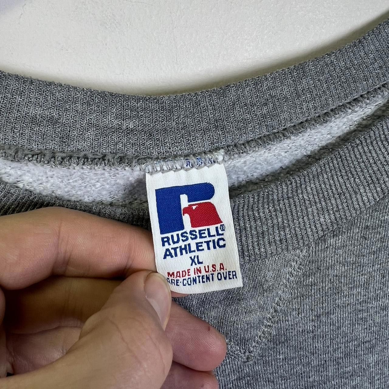Russell Athletic 90s Russell Athletic Classic Gray Crewneck Sweatshirt Size US XL / EU 56 / 4 - 5 Thumbnail