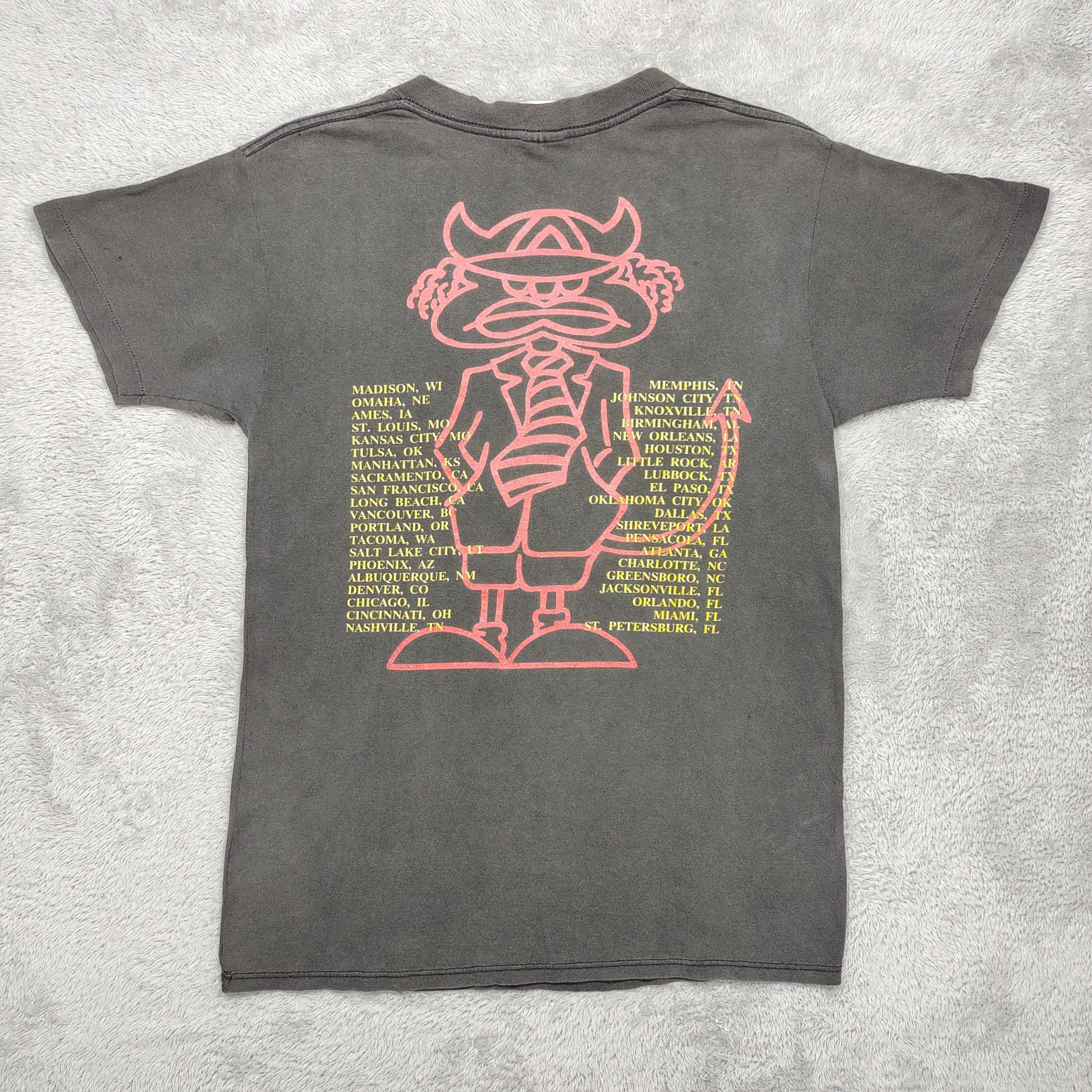 Band Tees VINTAGE DISTRESSED BROCKUM 1990 ACDC THE RAZORS EDGE T SHIRT Size US S / EU 44-46 / 1 - 2 Thumbnail