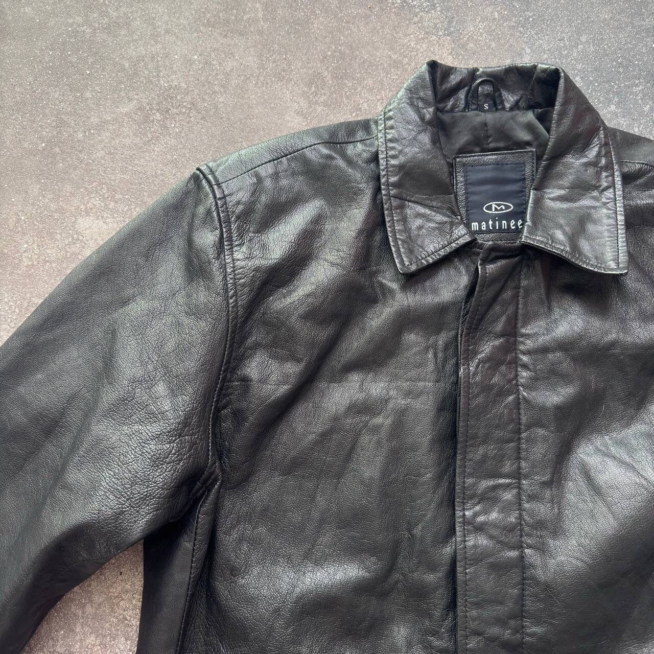 Hysteric Glamour Avant Garde Vintage Black Leather Coat Jacket Size US S / EU 44-46 / 1 - 2 Thumbnail