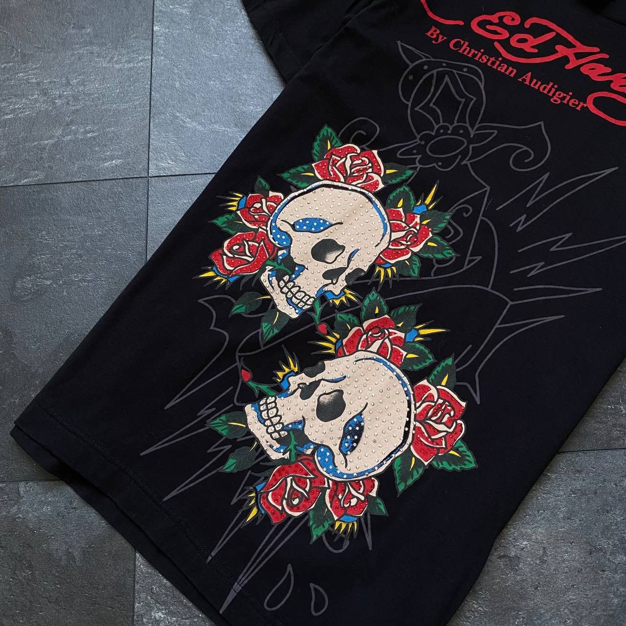 Christian Audigier × Ed Hardy Vintage big logo Ed hardy skulls tee shirts Size US M / EU 48-50 / 2 - 3 Thumbnail