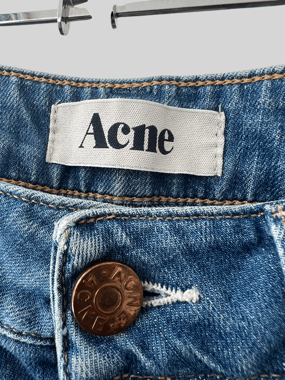 Acne Studios Acne Studios Hex Lena Denim Shorts 30x32 Size 30" / US 8 / IT 44 - 3 Thumbnail