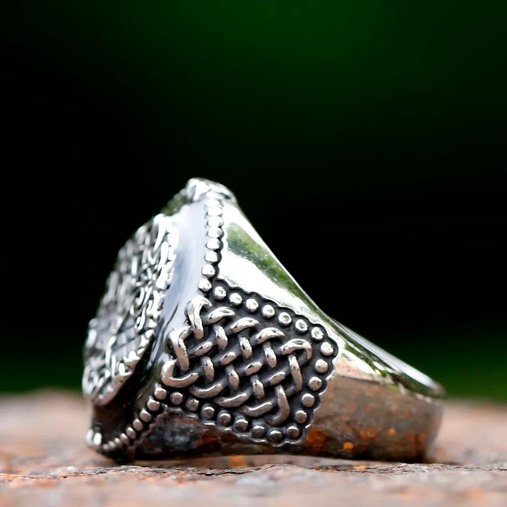Jewelry Tree Of Life Ring Streetwear Jewelry Fashion Gift Size ONE SIZE - 4 Thumbnail
