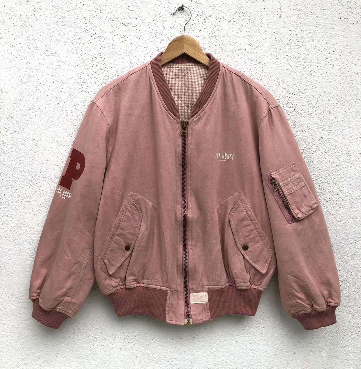 Pink House Vintage 90s Pink House Shimpa Club Bomber Jacket Size US M / EU 48-50 / 2 - 18 Thumbnail