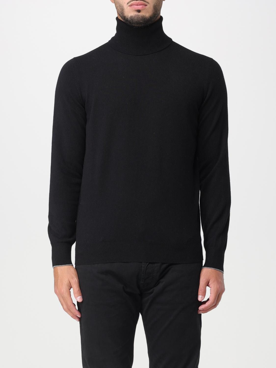 Brunello Cucinelli o1y0526 Turtleneck Sweater in Black Size US M / EU 48-50 / 2 - 1 Thumbnail