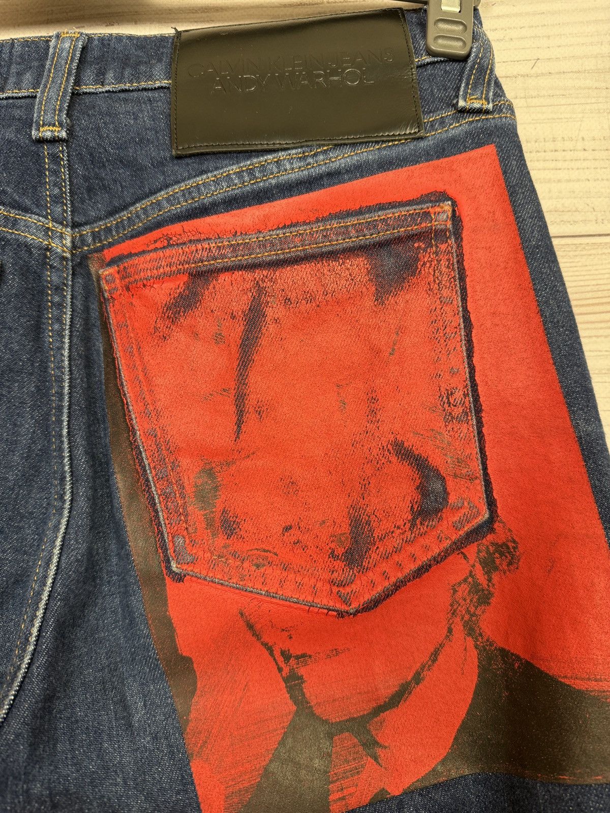 Andy Warhol Calvin klein Andy Warhol Jeans red picture Size US 29 - 11 Thumbnail