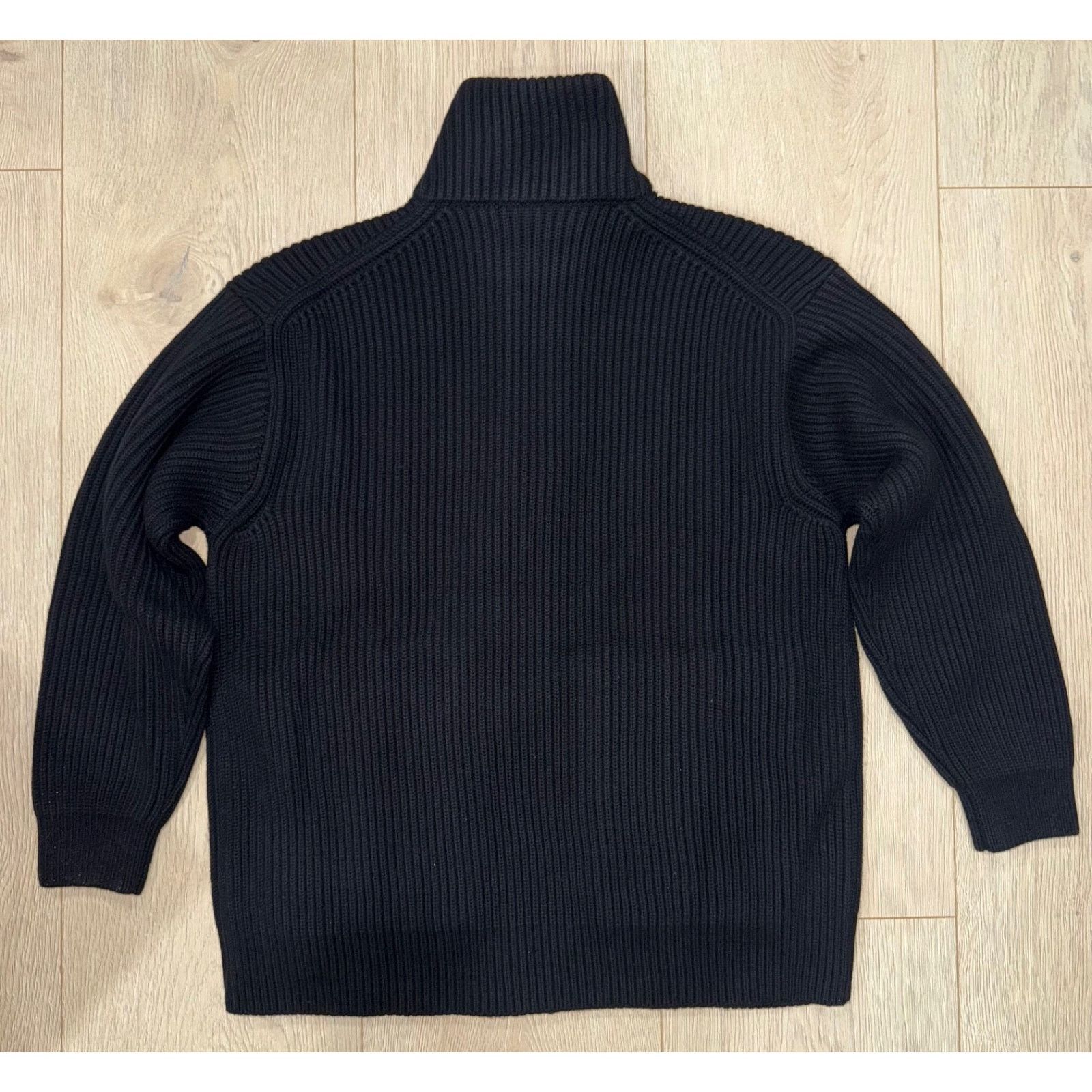 Hermes Logo Zip Up Zipper Cardigan Sweater Wool Knit Jacket 38 Size XS / US 0-2 / IT 36-38 - 12 Thumbnail