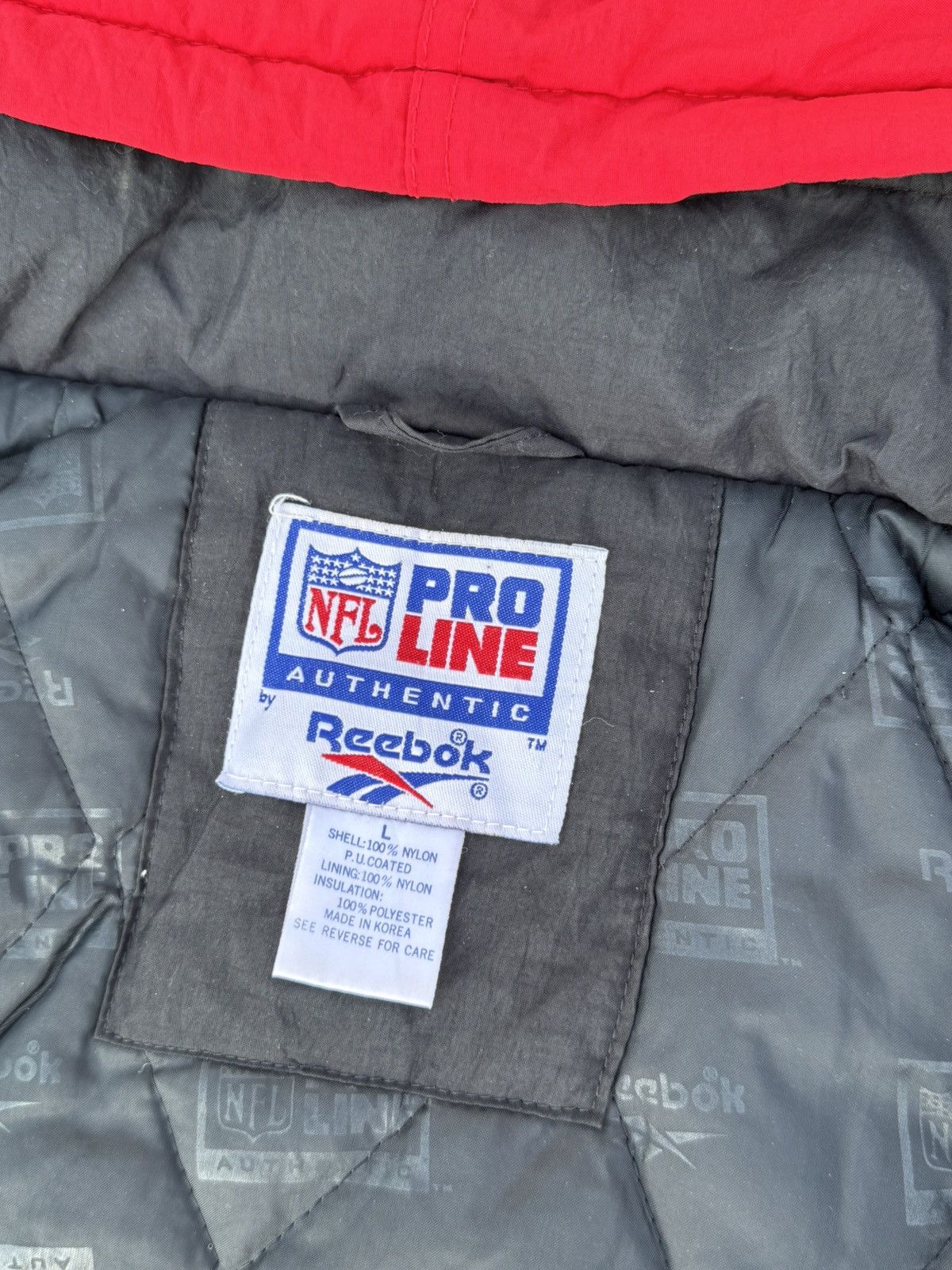 Reebok Vintage Red + Black Reebok NFL Pro Line Kansas City Chiefs Size US L / EU 52-54 / 3 - 11 Thumbnail