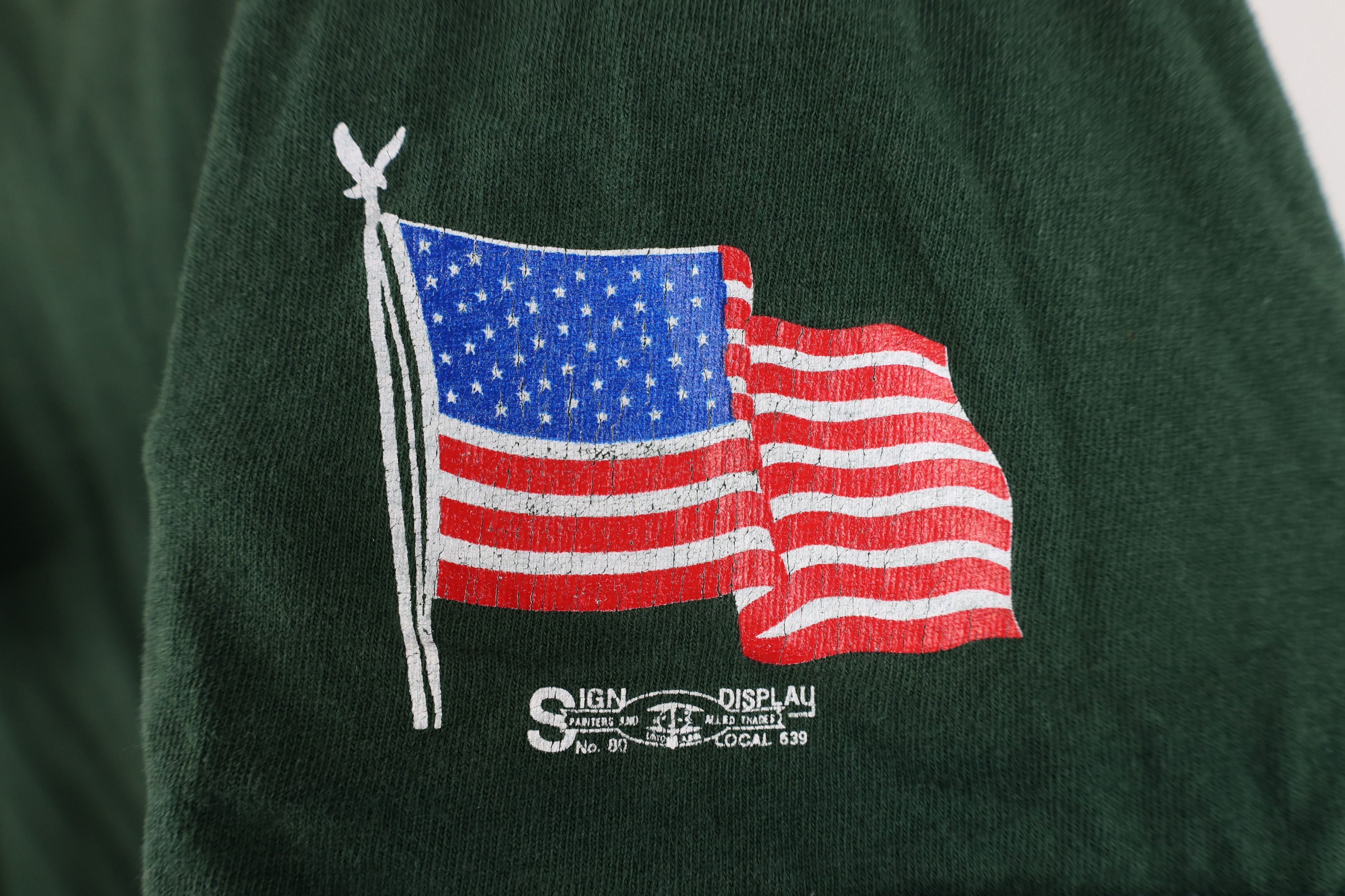 Vintage Vintage 90s Union Made Pile Drivers Local 1393 T-Shirt USA Size US XL / EU 56 / 4 - 4 Thumbnail