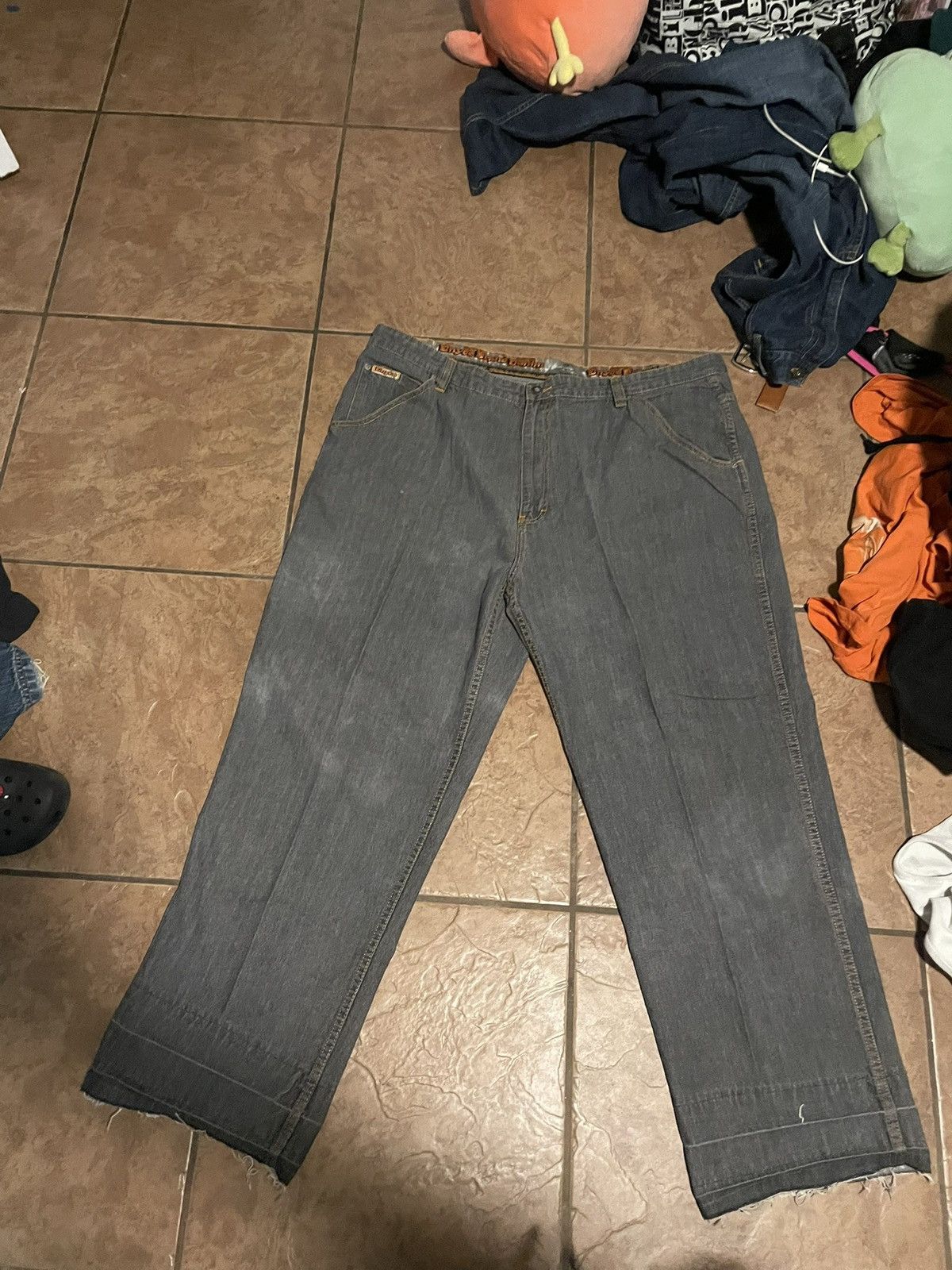 Enyce GREY ENYCE BAGGY JEANS Size US 42 / EU 58 - 2 Thumbnail