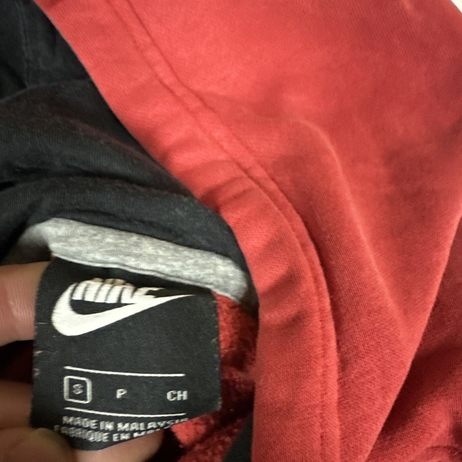Nike Nike Mens Sweatshirt/Hoodie Red with Black Nike Logo Size S Size US S / EU 44-46 / 1 - 2 Thumbnail