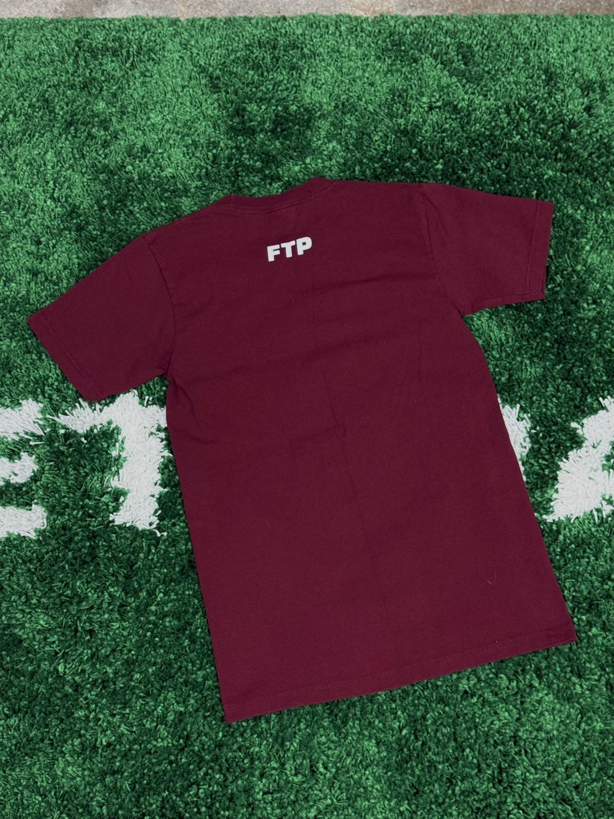 Fuck The Population Fuck The Population FTP Burgundy Red Tee Small Mouth Teeth Size US S / EU 44-46 / 1 - 4 Thumbnail