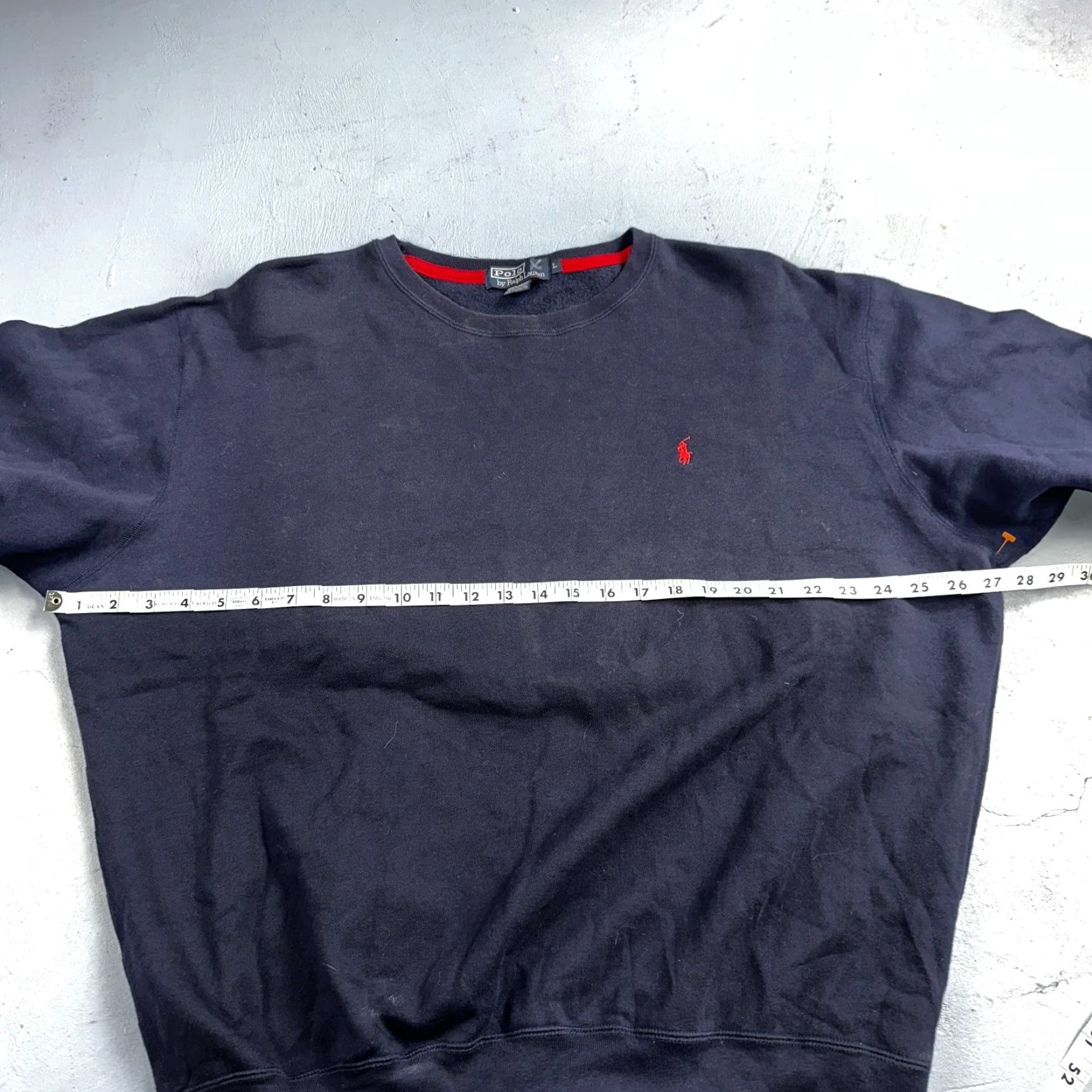 Polo Ralph Lauren VINTAGE Polo Ralph Lauren Sweatshirt Men L Blue Crewneck 90s Pony Embroidered Pullover Shirt Size US L / EU 52-54 / 3 - 6 Thumbnail