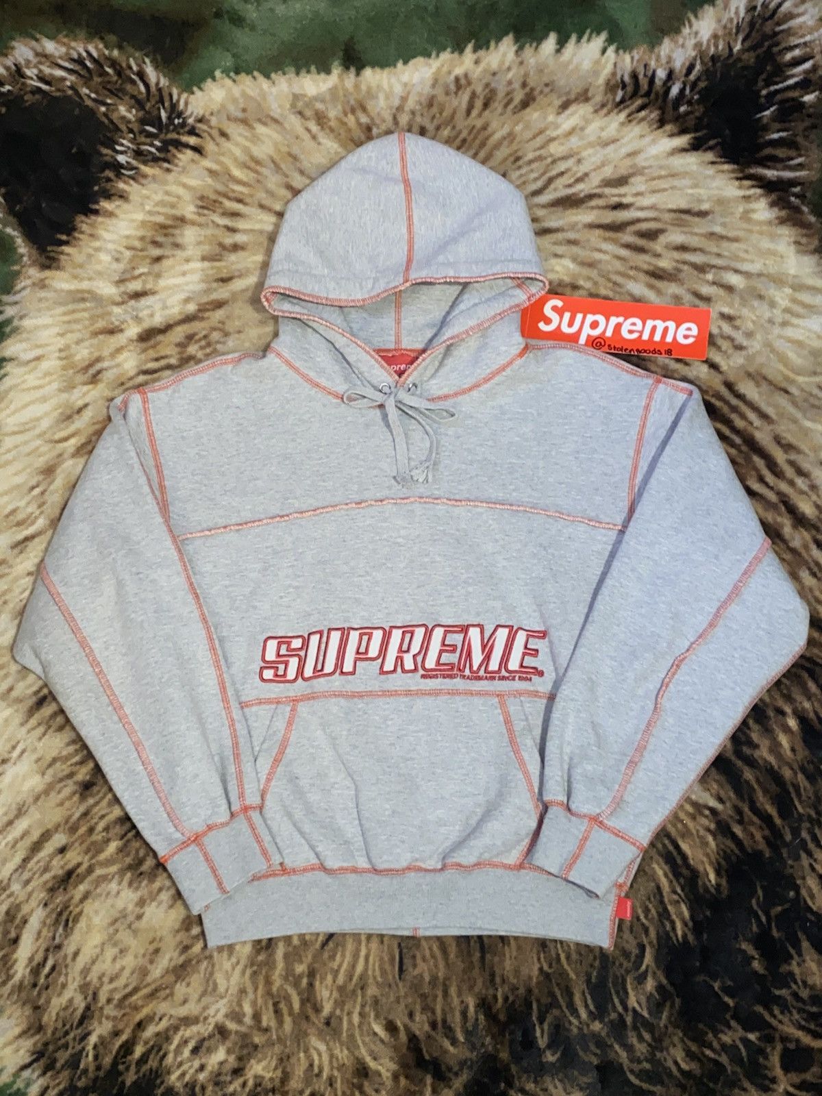 SS22 Supreme Cover Stitch Hoodie